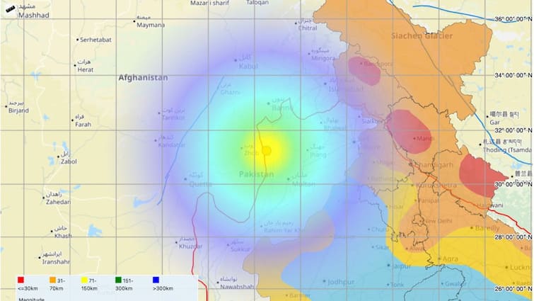 Earthquake In Delhi NCR Chandigarh Tremors Jolts Pakistan Earthquake Tremors Felt In Delhi-NCR As 5.8 Magnitude Quake Jolts Pakistan