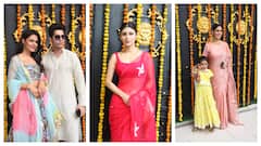 Mouni Roy, Priyanka Chahar Choudhary, Sakshi Tanwar And Others At Ekta Kapoor's Ganpati Lunch. Pics
