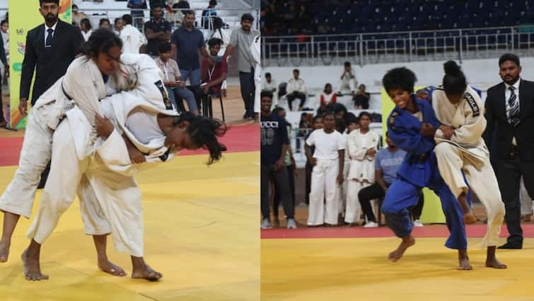 South India Khelo Youth Games judo 2024 held in Chennai, Tamil Nadu JUDO: சென்னையில் தொடங்கியது கேலோ இந்தியா ஜூடோ போட்டி: நேதாஜிக்கு அர்ப்பணிப்பு..!