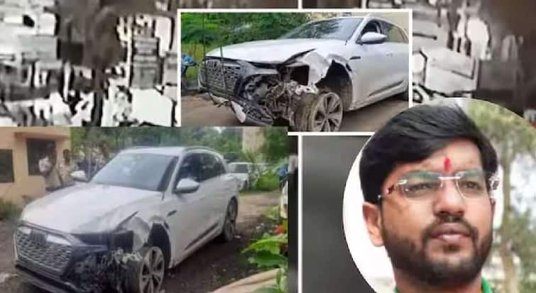 Nagpur audi car hit and run case Inspection by RTO officials Information about the speed of the car Disclosure maharashtra marathi news Nagpur Accident: ऑडी हिट अँड रन प्रकरणातील कारचे RTO अधिकाऱ्यांकडून इन्स्पेक्शन; कारच्या स्पीड बाबत माहिती समोर