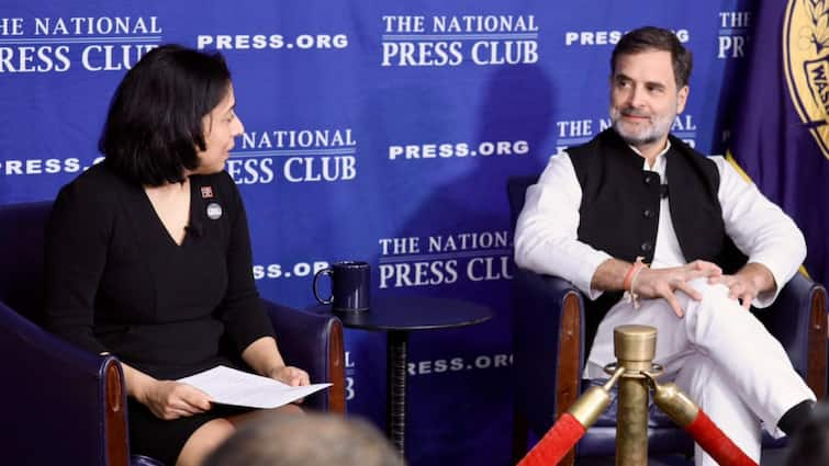 Rahul Gandhi In US China Occupies Delhi-Size Indian Land In Ladakh Congress Mps BIG Claim In US Video 'China Occupies Delhi-Size Indian Land': Rahul Gandhi's BIG Claim In US