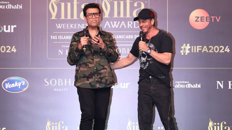 Shah Rukh Khan Roasts Karan Johar Over Hosting At IIFA Event Netizens Praise His Wit See Video