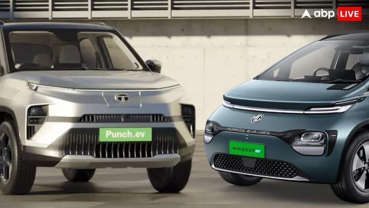 MG Windsor electric car specification comparison features range power with Tata Punch EV price Electric Cars in India: Tata Punch का मुकाबला करने उतरी ये नई इलेक्ट्रिक कार, कौन सी EV खरीदेंगे आप?