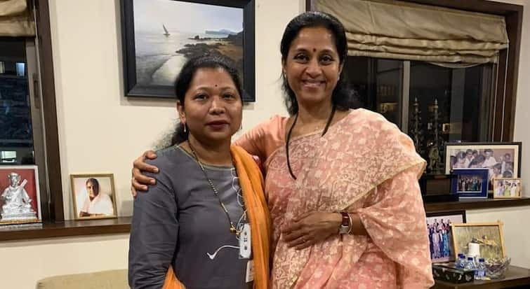 Dharmarao Atram Daughter Bhagyashri Atram Joins Sharad Pawar NCP before Maharashtra Assembly Election 2024 अजित पवार गुट के मंत्री की बेटी शरद पवार की पार्टी में शामिल, पिता के खिलाफ लड़ेंगी विधानसभा चुनाव?