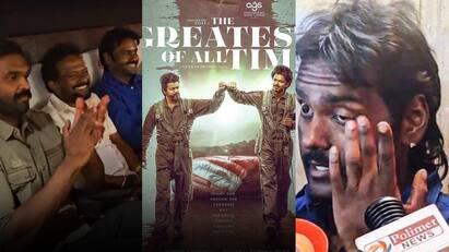 Late Actor Vijayakanth Sons Watch The Vijays The Goat Movie Vijay Prabhakaran: தி கோட் படத்தில் விஜயகாந்த் எப்படி? - மகன் விஜயபிரபாகரன் சொன்னது இதுதான்!
