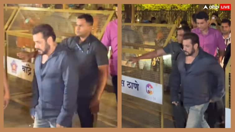 malaika arora father demise salman khan reached ex bhabhi residence to console wathc video Watch Video: मुंबई आते ही सलमान खान एक्स भाभी मलाइका अरोड़ा को हिम्मत बंधाने पहुंचे, देखें वीडियो