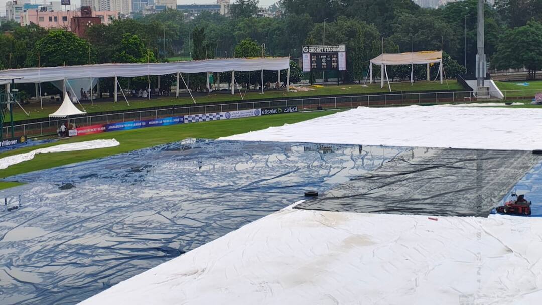 AFG vs NZ: बगैर टॉस के चौथा दिन भी खत्म, अफगानिस्तान-न्यूजीलैंड टेस्ट की हुई हालत खराब Afghanistan vs New Zealand only test day 4 also abandoned without toss due to rain Greater Noida Sports Complex Ground AFG vs NZ: बगैर टॉस के चौथा दिन भी खत्म, अफगानिस्तान-न्यूजीलैंड टेस्ट की हुई हालत खराब