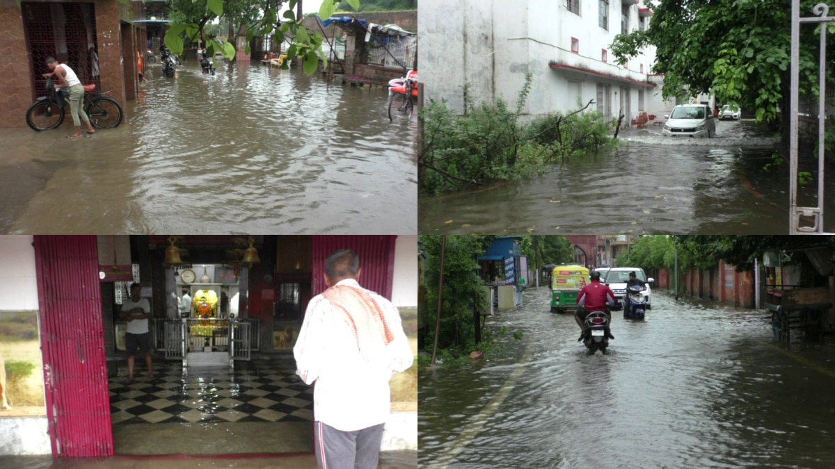 भरतपुर में भारी बारिश से बाढ़ जैसे हालात, सुजान गंगा नहर ओवरफ्लो, स्कूलों में 2 दिन की छुट्टी