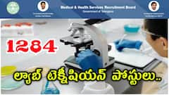 తెలంగాణ వైద్యారోగ్యశాఖలో 1284 ల్యాబ్ టెక్నీషియన్ పోస్టులు, ఎంపికైతే రూ.96 వేల వరకు జీతం