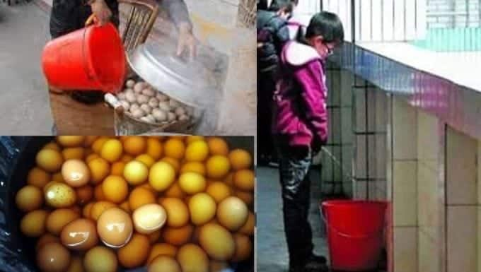 Urine-soaked eggs a spring taste treat in China ਕੁਆਰੇ ਮੁੰਡਿਆਂ ਦਾ ਪਿਸ਼ਾਬ ਇਕੱਠਾ ਕਰ ਰਿਹਾ ਚੀਨ, ਸਕੂਲਾਂ 'ਚ ਰੱਖੀਆਂ ਗਈਆਂ ਬਾਲਟੀਆਂ, ਕਾਰਨ ਜਾਣ ਕੇ ਹੋ ਜਾਓਗੇ ਹੈਰਾਨ