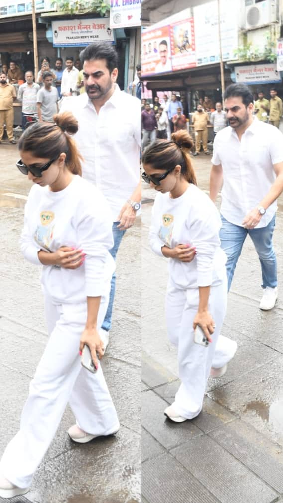 मलाइका के पिता के अंतिम संस्कार में पत्नी संग पहुंचे एक्स-हसबैंड अरबाज