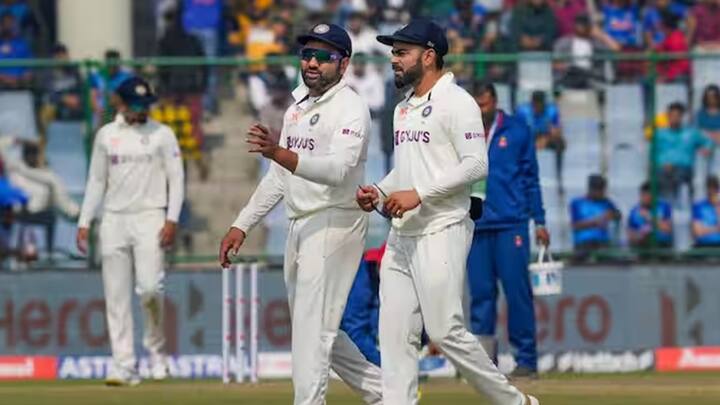 IND vs BAN ટેસ્ટઃ ચેન્નઈ ટેસ્ટ પહેલા ભારતીય ક્રિકેટ ટીમ માટે સારા સમાચાર આવ્યા છે. વિરાટ કોહલી, રોહિત શર્મા અને યશસ્વીએ ટેસ્ટ રેન્કિંગમાં છલાંગ લગાવી છે. ભારત અને બાંગ્લાદેશ વચ્ચે 19 સપ્ટેમ્બરથી ટેસ્ટ શ્રેણી રમાશે. ટેસ્ટ રેન્કિંગમાં કેપ્ટન રોહિત શર્મા, વિરાટ કોહલી અને યશસ્વી જયસ્વાલની છલાંગ લગાવી છે. રોહિત શર્મા પાંચમા સ્થાને પહોંચી ગયો છે.