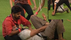 టాస్క్‌లతో చుక్కలు చూపిస్తున్న బిగ్ బాస్... నిఖిల్‌కు గాయం, టచ్ చేస్తే వెళ్లిపోతానని అభయ్ ఛాలెంజ్