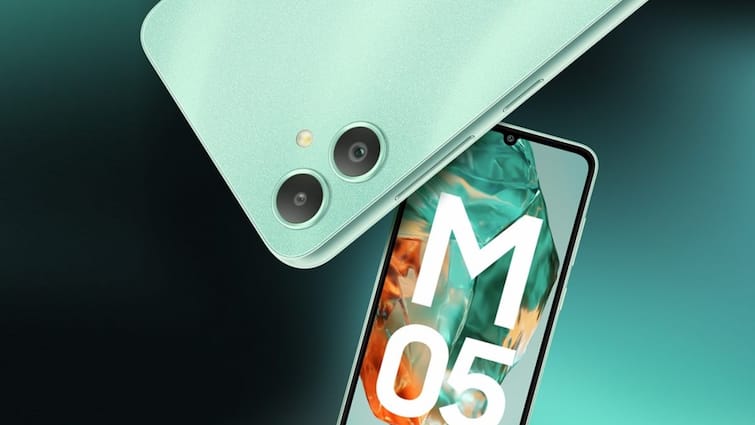 Samsung Galaxy M05 5G smartphone launched with 5000mAh battery and 64GB storage know specs price and more 5000mAh बैटरी और 64GB स्टोरेज के साथ लॉन्च हुआ Samsung का 5G फोन, कीमत 8 हजार से भी कम