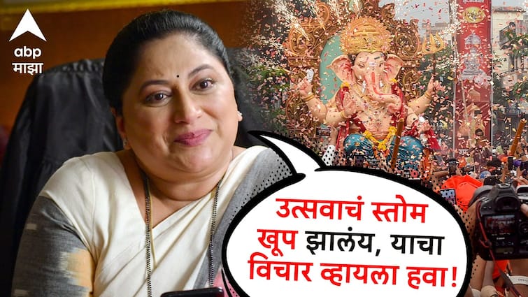 Sukanya Mone reaction on Ganeshostav has been changed between the years Entertainment news in marathi Sukanya Mone : 'या उत्सवाचं स्तोम आता खूप झालंय', गणोशोत्सवाच्या बदलत्या स्वरुपावर सुकन्या मोनेंचं स्पष्ट मत 