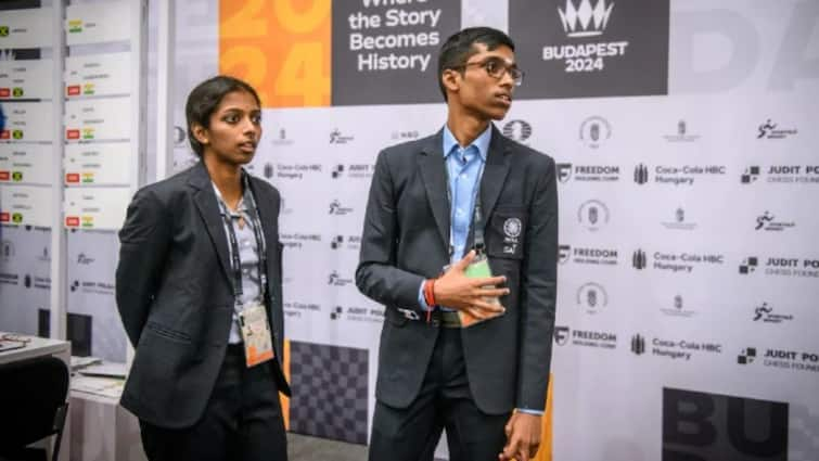 45th Chess Olympiad 2024 praggnanandhaa vaishali india winning start good Chess Olympiad 2024:செஸ் ஒலிம்பியாட்..தமிழ்நாட்டிற்கு கிடைத்த கௌரவம்!முதல் சுற்றிலேயே மாஸ் காட்டிய பிரக்ஞானந்தா - வைஷாலி