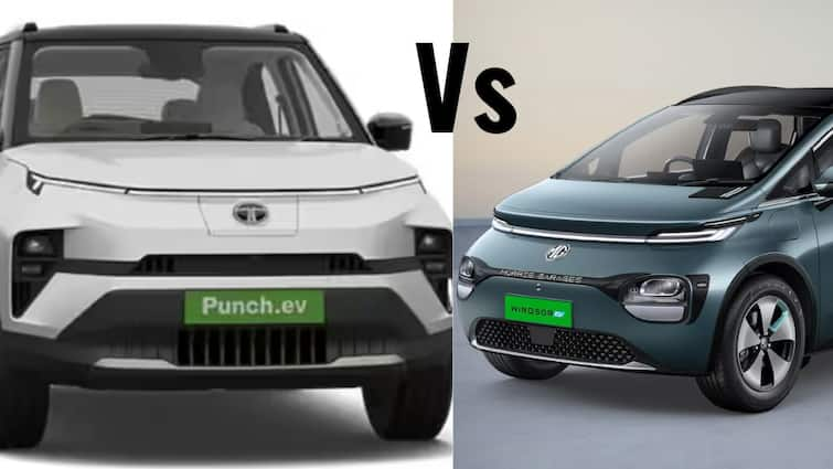 MG Windsor Vs Tata Punch EV Specs price size Comparison automobile news MG Windsor Vs Tata Punch EV: டாடா பஞ்ச் Vs எம்ஜி வின்ட்சர் - எந்த EV பெஸ்ட்?  ஒப்பீட்டு விவரங்கள் இதோ..!