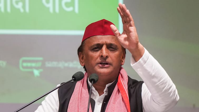 Akhilesh Yadav Alleges Land Scam In Ayodhya by BJP leaders UP news 'Officials, BJP Members Engaged In Loot': Akhilesh Yadav Alleges Land Scam In Ayodhya