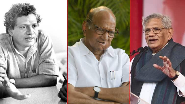 Sitaram yechuri farewell Comrade. Veteran leader sharad pawar and kamal hasan disappointed after sitaram yechuri death निरोप कॉम्रेड...  कामगार, शेतकऱ्यांचा आवाज हरपला; येचुरींच्या निधनानंतर शरद पवार, राहुल गांधींकडून शोक