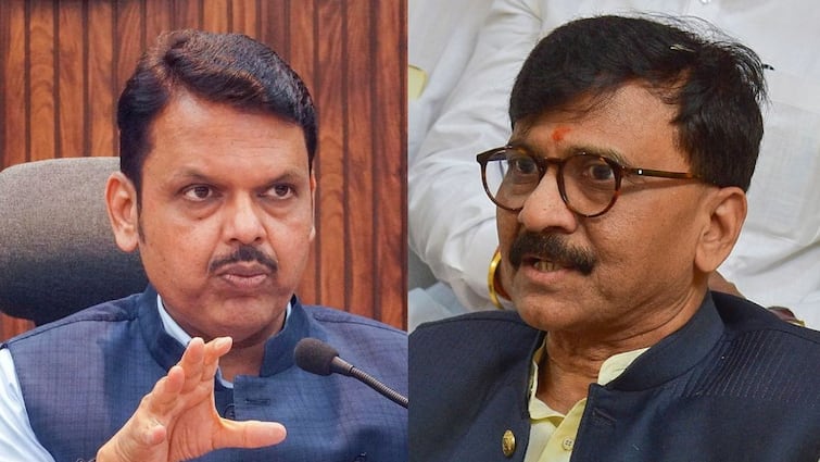 Sanjay Raut on BJP survey Devendra Fadnavis is getting breathless now Mahayuti will get only 12 to 13 seats in Vidarbha Maharashtra Assembly Election 2024 Marathi News फडणवीसांना आताच दम लागलाय, विदर्भात फक्त 12-13 जागा मिळणार; भाजपच्या सर्व्हेवरून संजय राऊतांची बोचरी टीका