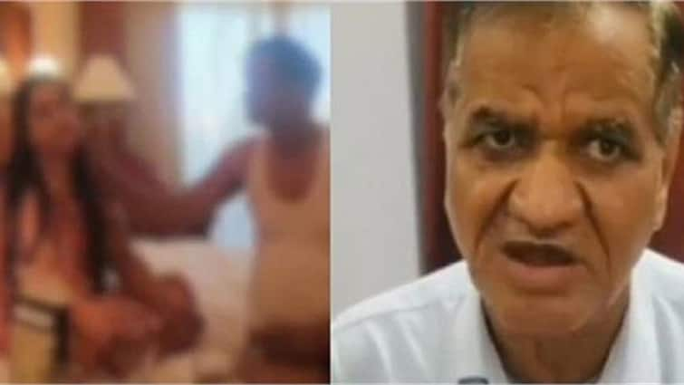 BJP president caught having fun in the bedroom with madam, wife told when the video went viral ਮੈਡਮ ਨਾਲ ਬੈੱਡਰੂਮ 'ਚ ਮਸਤੀ ਕਰਦੇ ਫੜੇ ਗਏ ਭਾਜਪਾ ਪ੍ਰਧਾਨ, VIDEO ਵਾਇਰਲ ਹੋਣ 'ਤੇ ਦੱਸਿਆ ਪਤਨੀ