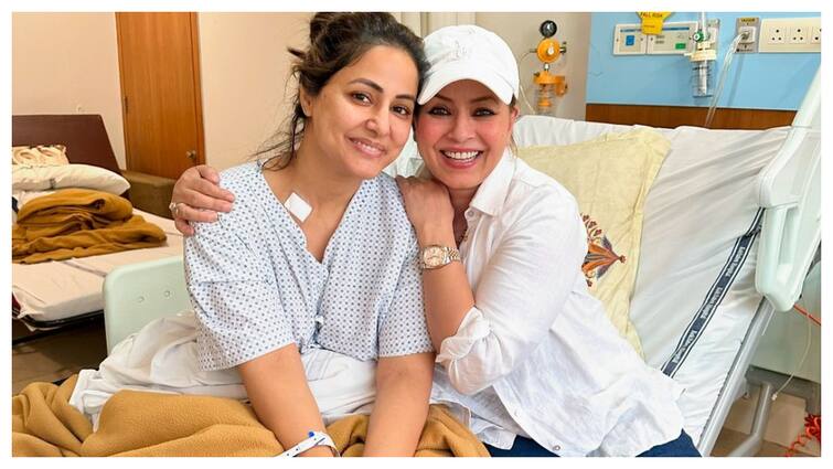 Hina Khan Posts Picture With Mahima Chaudhry From The Day Of Her First Chemotherapy, Says She Has Supported Her Hina Khan Posts Picture With Mahima Chaudhry From The Day Of Her First Chemotherapy: 'She Lifted My Spirits, Comforted Me'