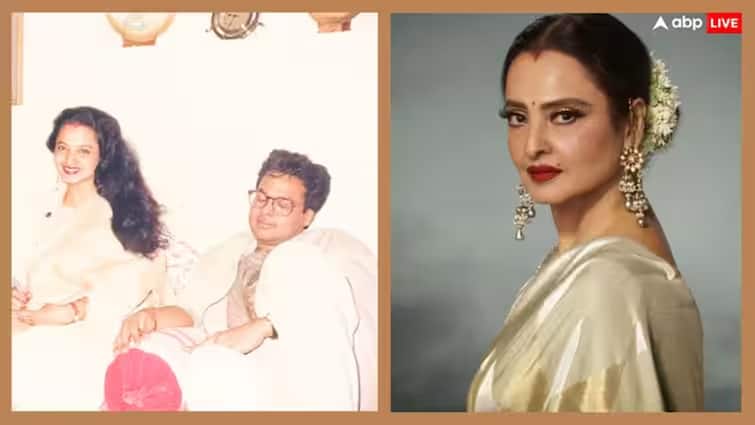 Rekha-Mukesh Aggarwal Marriage rekha and mukesh aggarwal marriage priest break temple rule was thrown out from temple Rekha-Mukesh Aggarwal Marriage : मध्यरात्री झाला होता रेखाचा विवाह, नियम मोडून लग्न लावून देणे पुजाऱ्याला पडलं महागात...