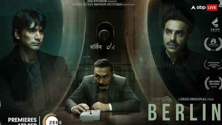 Berlin OTT Release Aparshakti Khurana Film Release on Zee5 Berlin OTT Release:अपारशक्ति खुराना की 'बर्लिन’ ओटीटी पर हुई रिलीज, जानें- कहां देख सकते हैं ये स्पाई थ्रिलर