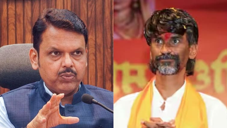 Manoj Jarange Patil Slams Devendra Fadnavis is the most timid animal in Maharashtra Maratha Reservation Maharashtra Politics Marathi News Manoj Jarange : 'देवेंद्र फडणवीस महाराष्ट्रातला सर्वात भित्रा प्राणी'; मनोज जरांगे पाटलांचं जोरदार टीकास्त्र