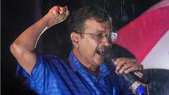 Delhi CM Kejriwal Embraces Family & AAP Colleagues, Greets Supporters Awaiting His Release In Rain — PHOTOS