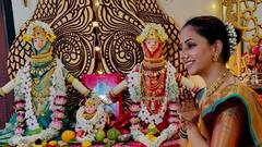 Sayali Sanjeev: मराठमोळी अभिनेत्री सायली संजीवच्या बाप्पांना पाहिलं का?