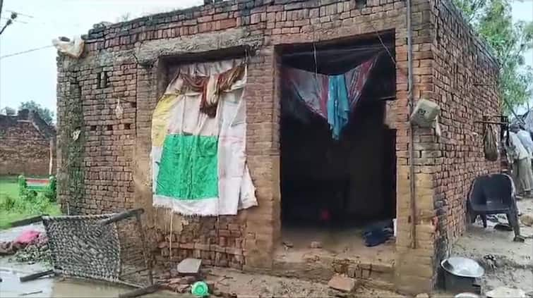 Meerut house roof collapsed due to rain two Children died many injured ann मेरठ में बारिश से भरभराकर गिरी घर की छत, पूरा परिवार दबा और दो बच्चों की दर्दनाक मौत