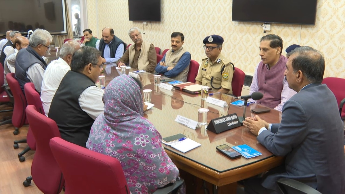 CM सुक्खू  की अध्यक्षता में शिमला मस्जिद विवाद पर सर्वदलीय बैठक खत्म, जानिए BJP ने क्या दिए सुझाव?