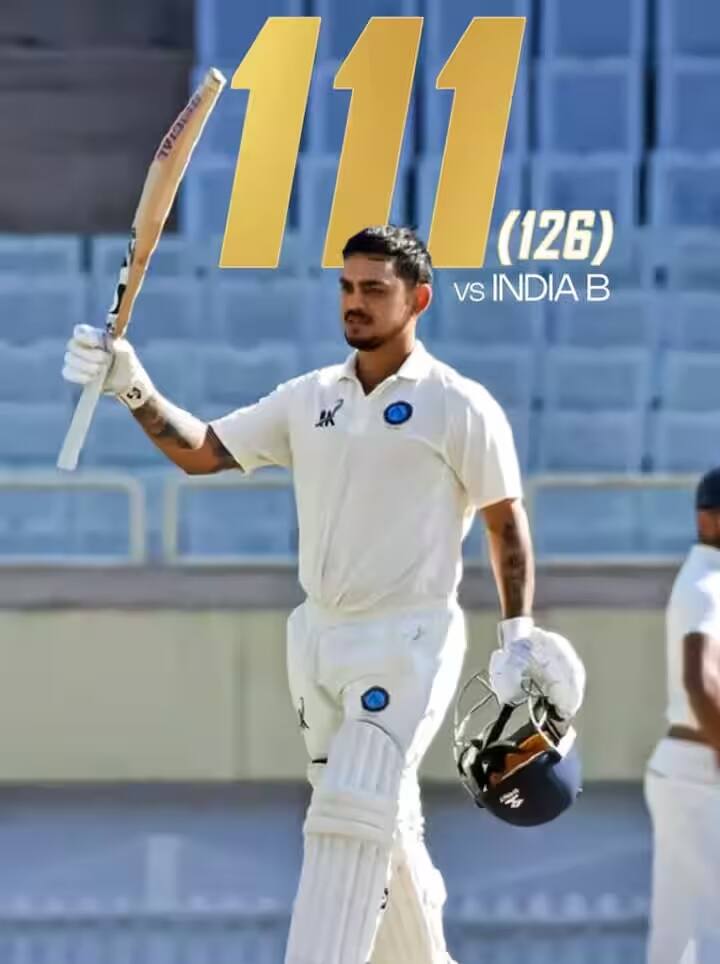 વાસ્તવમાં, ઈશાને દુલીપ ટ્રોફીની મેચમાં સદી ફટકારી હતી. આ પછી મુંબઈએ તેના માટે એક પોસ્ટ શેર કરી છે.