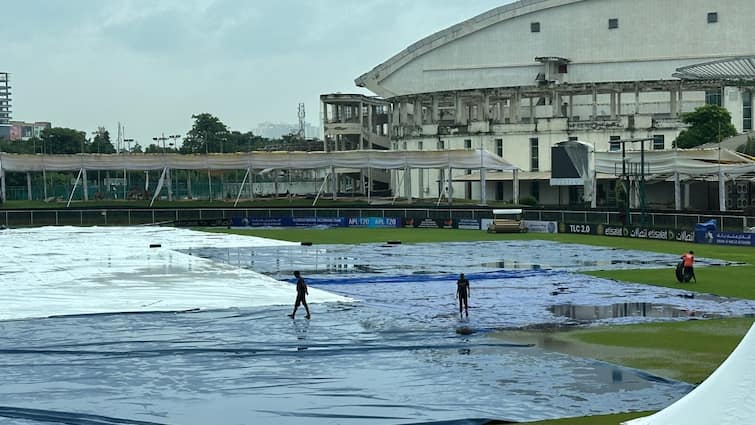 Afghanistan vs New Zealand Only Test called off due to rain without toss in Greater Noida Sports Complex Ground AFG vs NZ AFG vs NZ: बगैर टॉस के ही रद्द हुआ अफगानिस्तान-न्यूजीलैंड का टेस्ट, बारिश ने कर दिया सत्यानाश