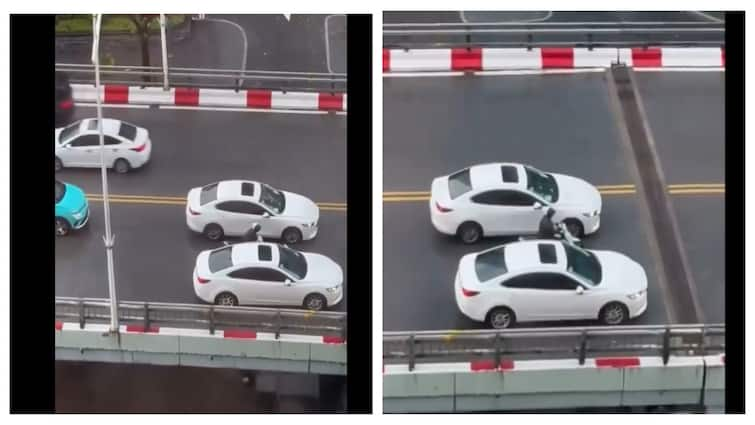 vietnam yagi storm two car drivers save stuggle bike driver watch video here Watch Video: 