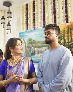 Ankita Lokhande : अंकिता लोखंडेने केली बाप्पाची पूजा; मराठमोळा लूक होतोय व्हायरल!