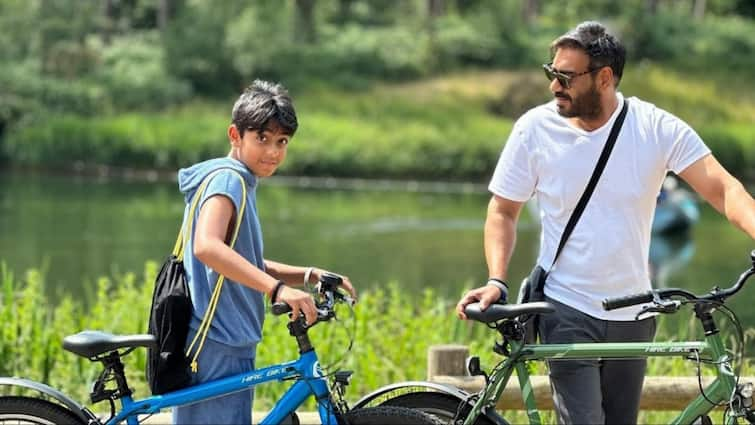 Ajay Devgn shared unseen pictures on son Yug devgn birthday and said you make even ordinary moments memorable ‘आप साधारण पलों को भी यादगार बनाते हो’, बेटे युग के बर्थडे पर अजय देवगन ने तस्वीरें शेयर कर लुटाया प्यार