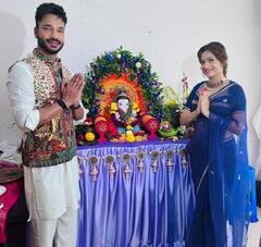 Ankita Lokhande : अंकिता लोखंडेने केली बाप्पाची पूजा; मराठमोळा लूक होतोय व्हायरल!
