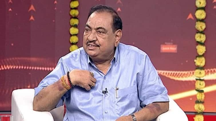 Eknath Khadse on ABP Majha Katta Eknath Khadse told reason Why he decide to join BJP  Maharashtra Politics Marathi News Eknath Khadse on Majha Katta : भाजपमध्ये घरवापसी करण्याचा निर्णय का घेतला होता? एकनाथ खडसेंनी सांगितलं पडद्यामागचं राजकारण; म्हणाले...