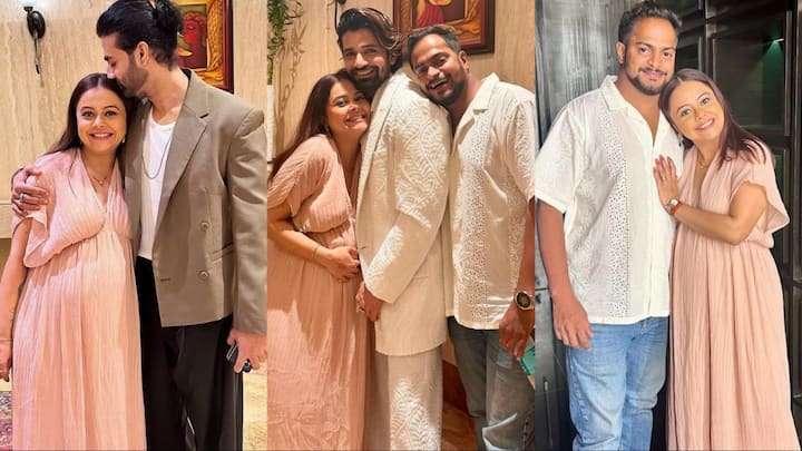 Devoleena Bhattacharjee Baby Bump: टीवी की फेमस एक्ट्रेस इन दिनों अपना प्रेग्नेंसी पीरियड एंजॉय कर रही हैं. इसी बीच वो अपनी बेस्ट फ्रेंड विशाल सिंह की बर्थडे पार्टी पर पहुंची.