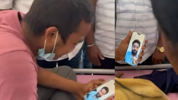 NTR spoke to Tirupati fan Kaushik and his mother via video call Jr NTR : క్యాన్సర్ తో పోరాడుతున్న అభిమానికి తారక్ వీడియో కాల్... కుటుంబ సభ్యులకు ధైర్యం ఇచ్చిన మ్యాన్ ఆఫ్ మాసెస్