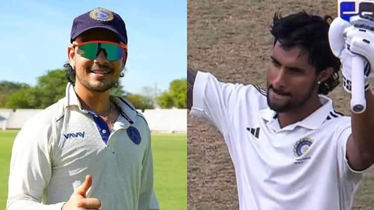 Mumbai Indians players doing very well in Duleep Trophy 2024 Ishan Kishan and Tilak Varma hundred and Anshul Kamboj 5 wicket haul दिलीप ट्रॉफी में मुंबई इंडियंस के खिलाड़ियों ने मचाया तहलका, 5 विकेट हॉल और शतकों की लगाई झड़ी