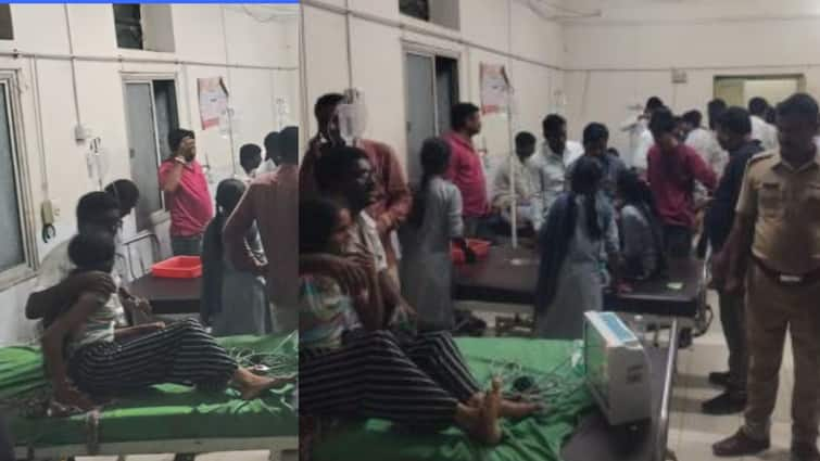 food poisoning in Mahaprasad Bhandara 70 students get affected at Parola Jalgaon Jalegaon News:  मोठी बातमी: जळगावात गणेशोत्सवाच्या कार्यक्रमात आक्रित घडलं, भंडाऱ्यातील जेवणातून 70 विद्यार्थ्यांना विषबाधा