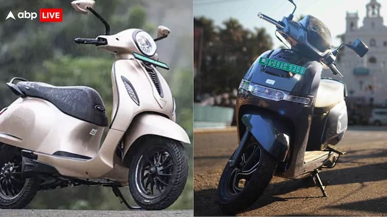 Bajaj Chetak Blue vs TVS iQube Electric Scooter Specifications Comparison Features Check Price here Bajaj Chetak Blue vs TVS iQube: कौन सा इलेक्ट्रिक स्कूटर खरीदना पड़ेगा सस्ता? खरीदने से पहले यहां जान लें