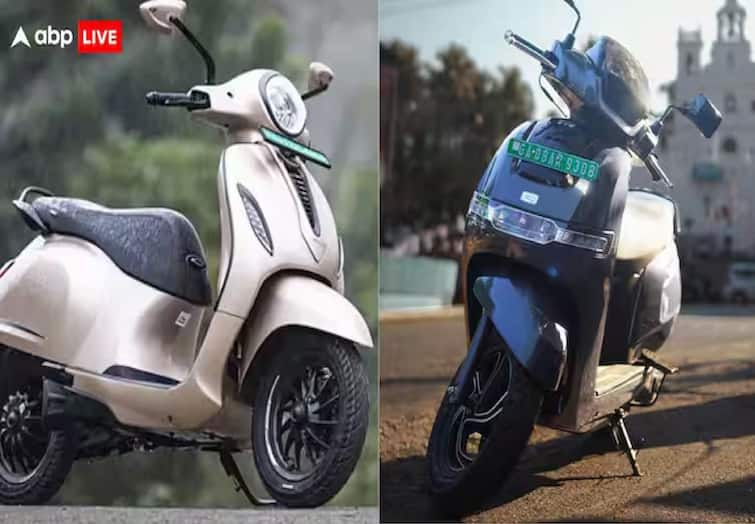 Bajaj Chetak Blue vs TVS iQube to know which electric scooter is best Bajaj Chetak Blue vs TVS iQube: ક્યું ઇલેક્ટ્રિક સ્કૂટર ખરીદવું પડશે સસ્તુ? ખરીદતાં પહેલા જાણો બંનેના ફિચર્સ