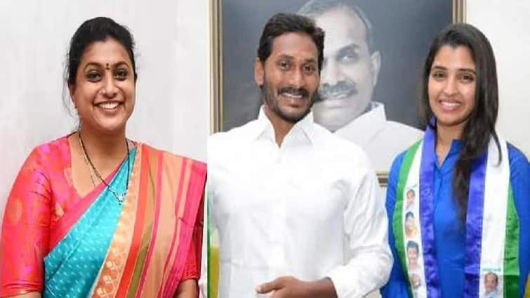 Roja and Shyamala has been appointed as YSRCP Official spokesperson Roja And Shyamala: వైసీపీ ఫైర్ బ్రాండ్లకు మైక్ ఇచ్చిన జగన్- పార్టీలో శ్యామలకు ప్రమోషన్