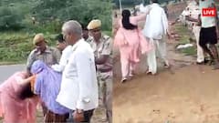 एसडीएम ने मारा बुजुर्ग को धक्का, तो गांव की महिला ने बाल पकड़ के दौड़ाया, वीडियो हुआ वायरल