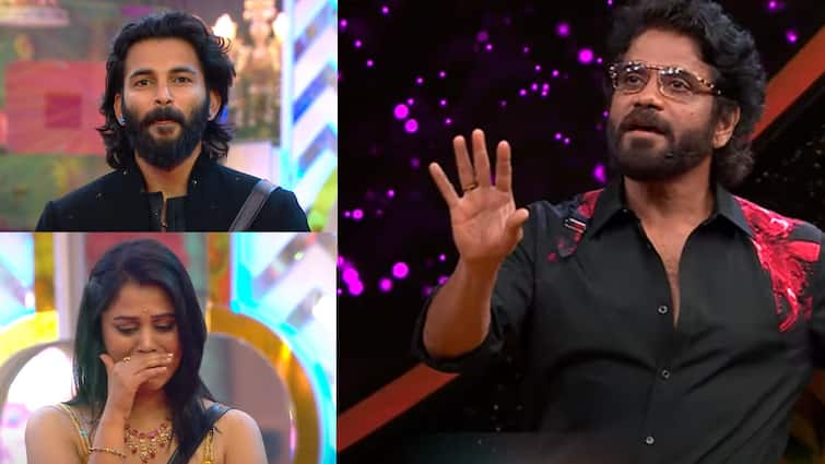 Bigg Boss 8 Telugu Day 13 Promo released Nagarjuna Exposes contestants Blunders Bigg Boss Telugu 8 Day 13 - Promo 1 : ఎఫ్ వర్డ్స్ పై ఫైర్, పృథ్వీకి స్ట్రాంగ్ వార్నింగ్... గన్ గురి పెట్టి యష్మి గౌడ బాగోతం బయట పెట్టిన నాగ్ 