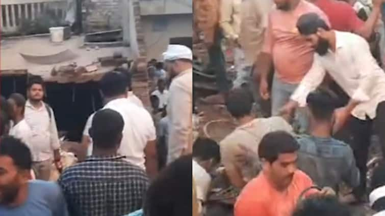 UP: 3 Storeyed-Building Collapses In Meerut; Over 10 People Trapped Under Rubble UP: 3 Killed, Several Trapped After 3 Storeyed-Building Collapses In Meerut, Rescue Ops On